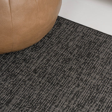 Alda Modern Minimalist Mingled Solid Indoor/Outdoor Area Rug